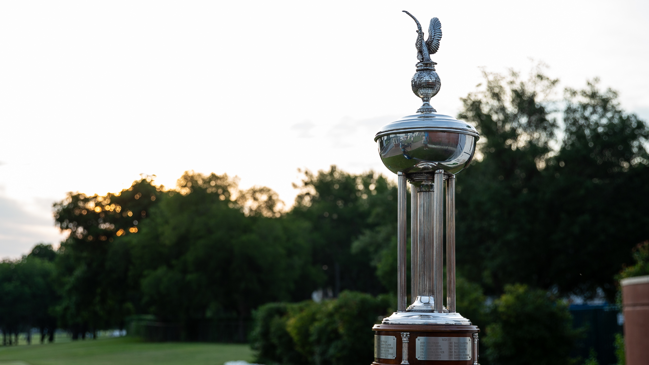 The Charles Schwab Challenge trophy