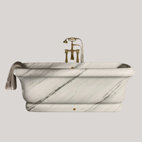 waterworks, Centuria Freestanding Oval Bathtub with Overflow