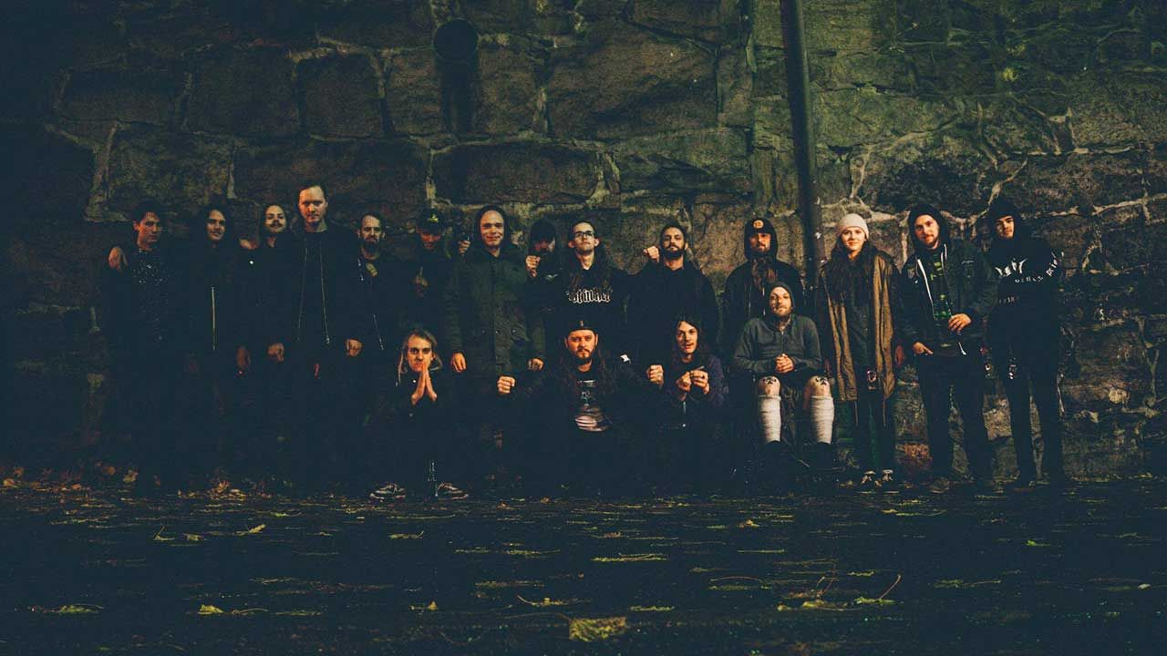 Trap Them, Okkultokrati and Venom Prison all together for one last photo. It was a pleasure touring with these guys.
