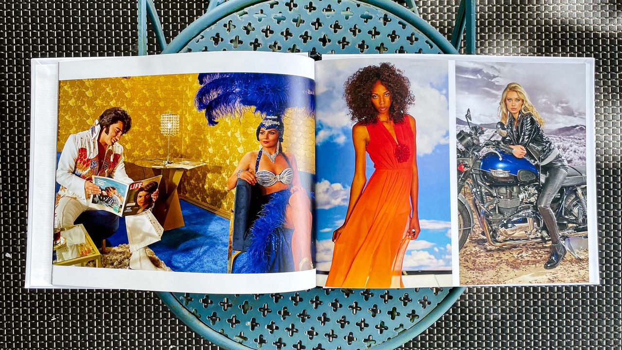 Shutterfly book on chair