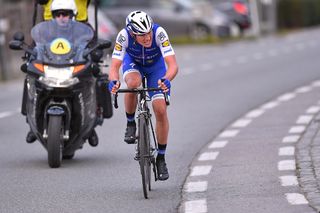 Exuberant victory for local boy Lampaert in Dwars door Vlaanderen