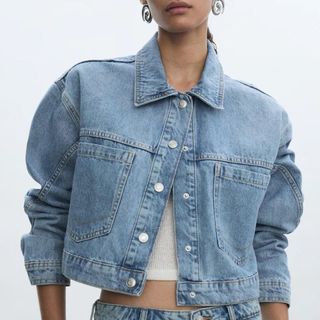 Mango Pocketed denim jacket