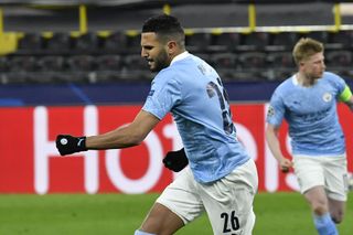 Riyad Mahrez was on target for City from the penalty spot
