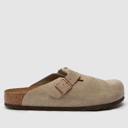 Birkenstock Boston Clog in Taupe