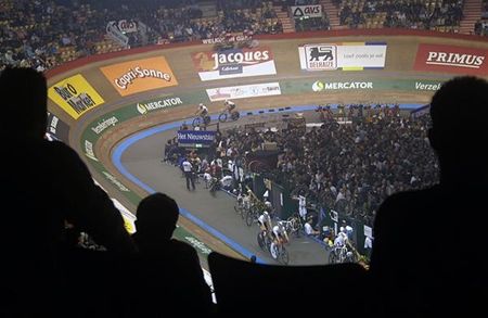 The view from the stands in Gent