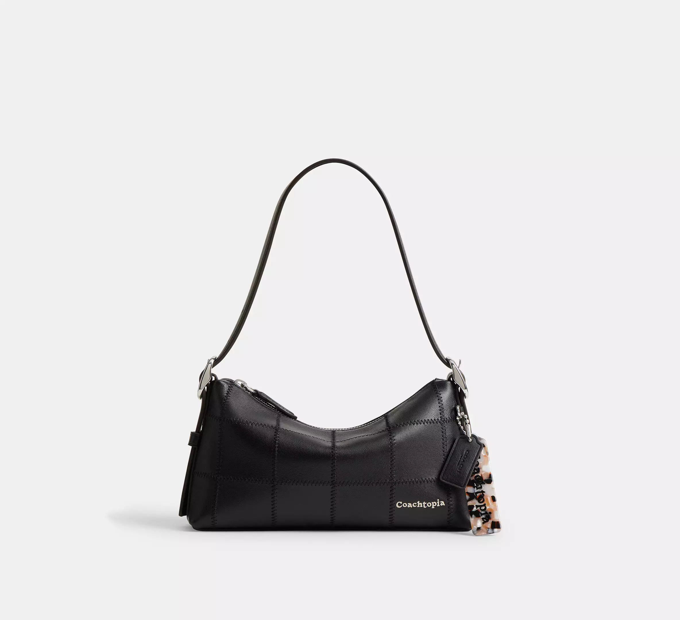 Coach, Alter/Ego Small Shoulder Bag In Checkerboard Upcrafted Leather