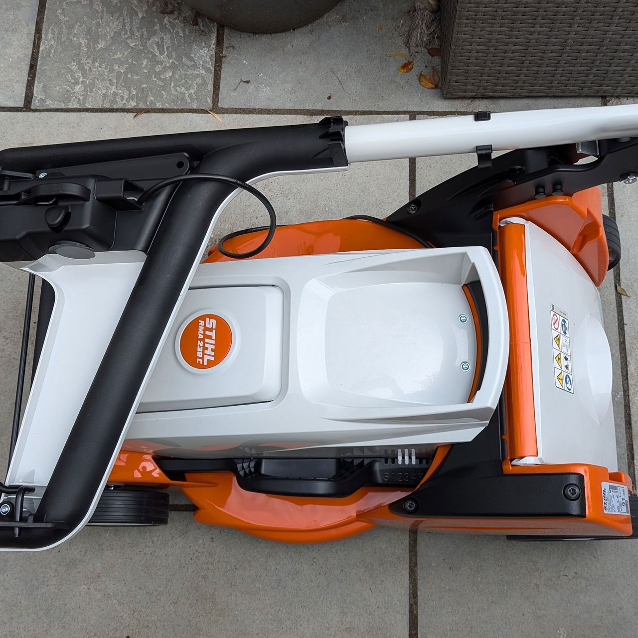 Stihl lawn mower testing