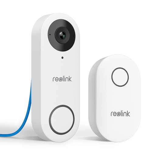 Reolink 5mp Video Doorbell Poe Camera With Chime, 3:4 Head-To-Toe View, 2-Way Audio, Person/package Detection, Outdoor Waterproof, Smart Alerts, Supports Reolink Nvr (wired, 2024