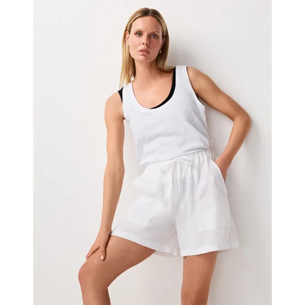 Linen Tie Waist Detail Shorts | Seasonal Preview | the White Company
