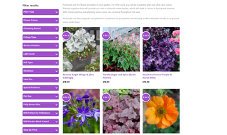 A screenshot of goldenvalleyplants.co.uk