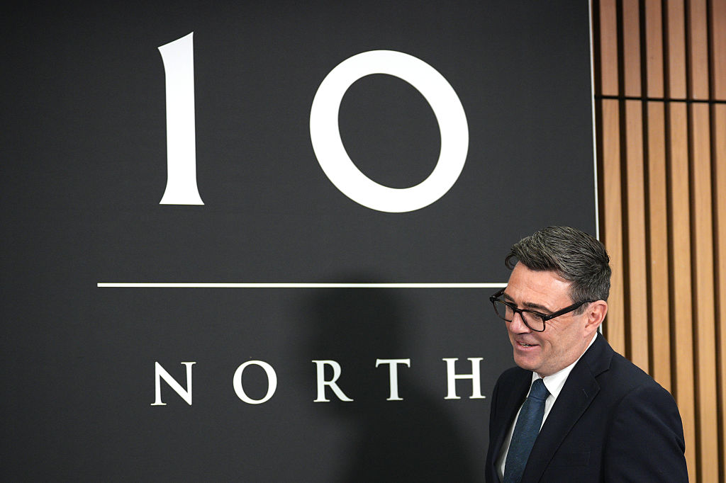 Andy Burnham at "No 10 North" as part of his devolution plans