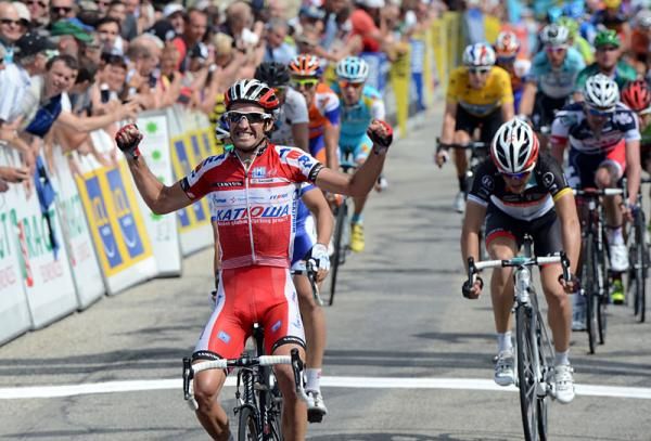 Daniel Moreno (Katusha) wins stage 2