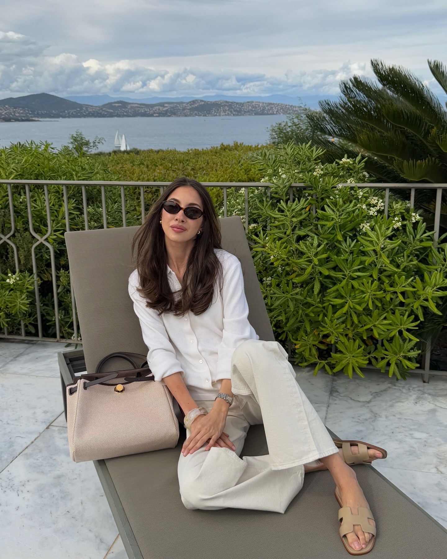 @fakerstrom summer outfit wearing hermes