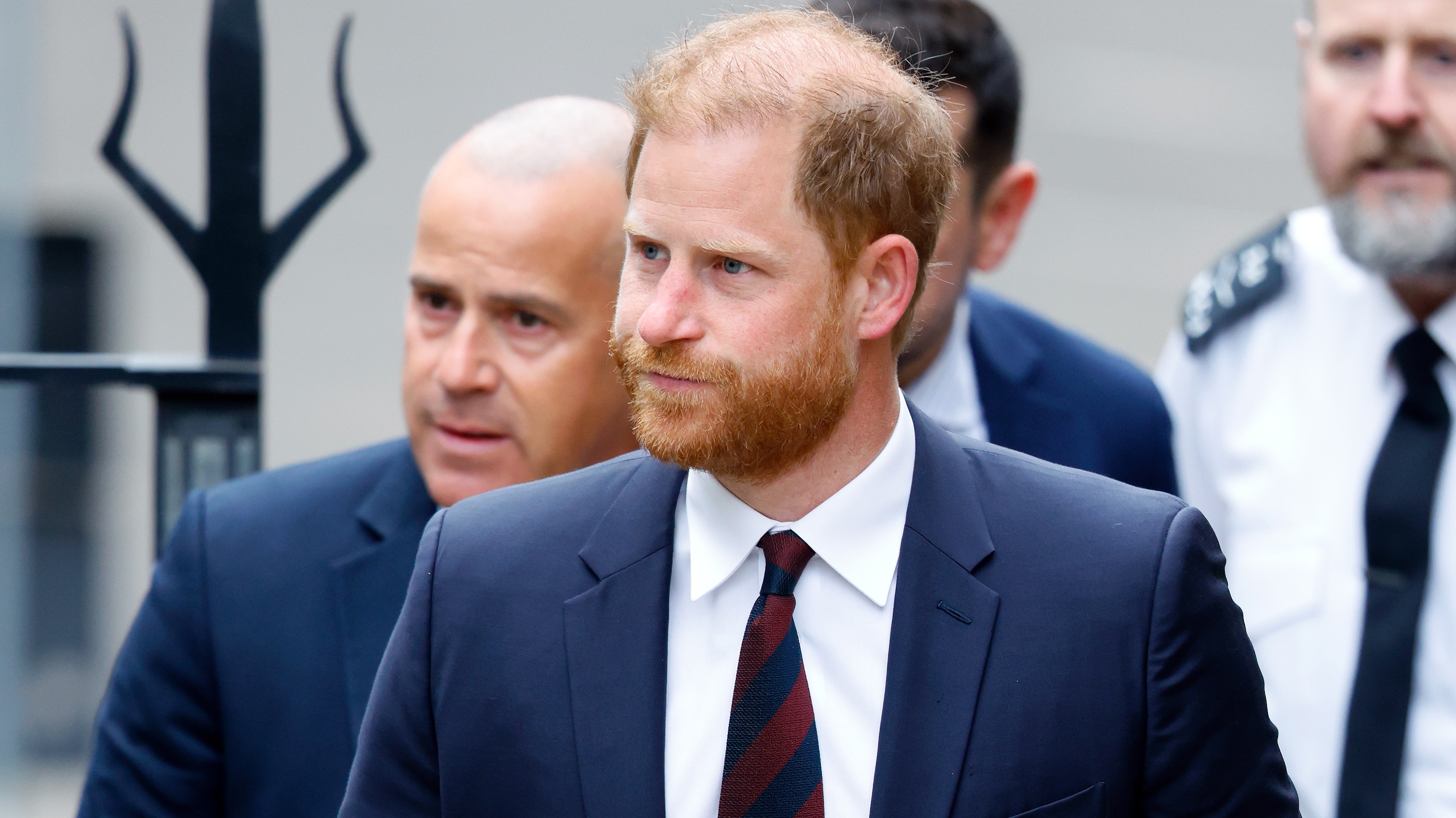 Prince Harry, Duke of Sussex attends day 2 of a Court of Appeal hearing regarding his security at the Royal Courts