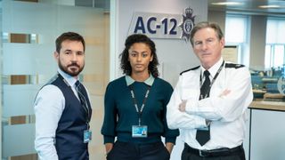 Line Of Duty series 6 cast Martin Compston, Shalom Brune-Franklin and Adrian Dunbar