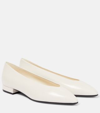 Loro Piana, Rebecca Leather Ballet Flats