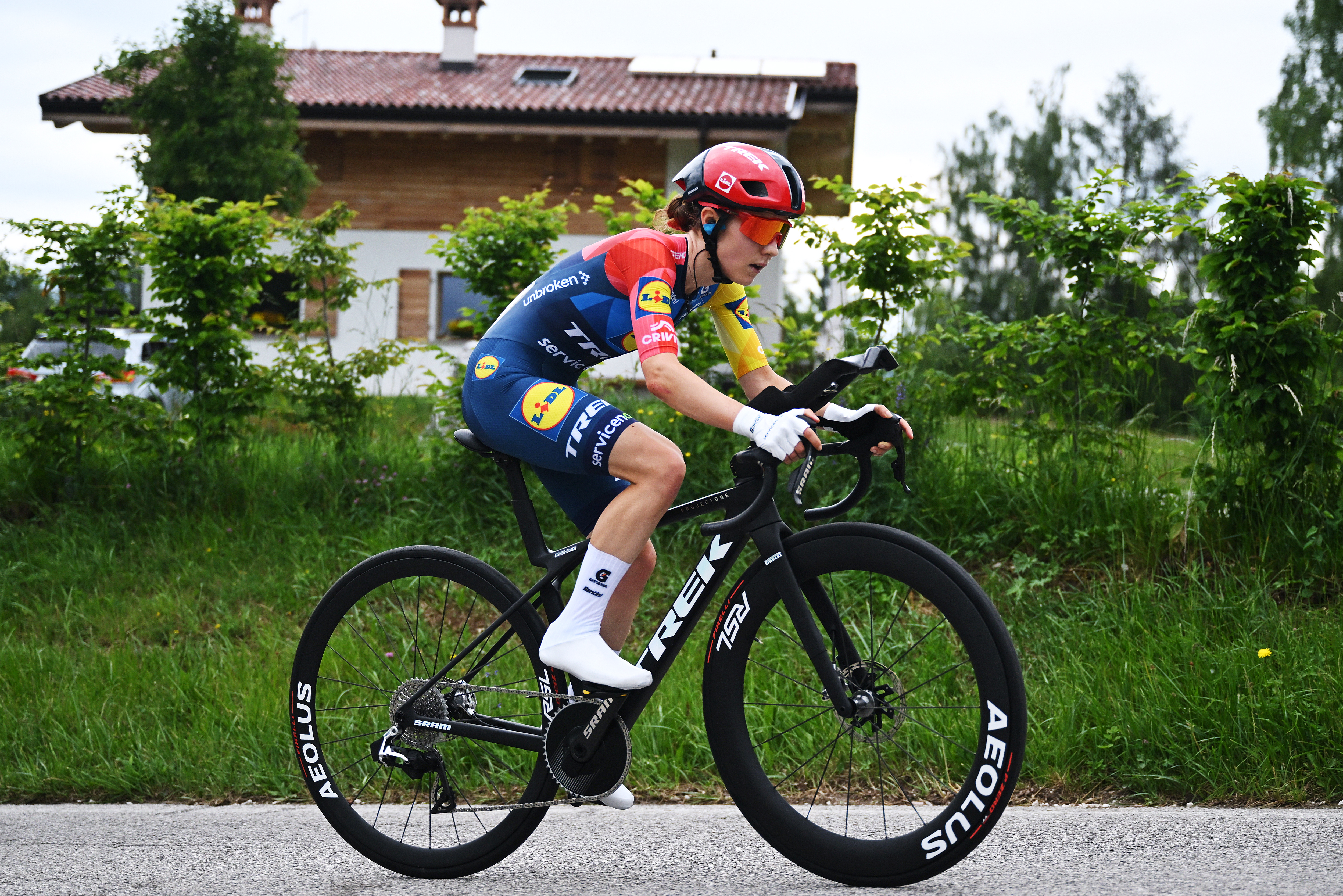 Niamh Fisher-Black of New Zealand and Team Lidl - Trek competes during the 37th Giro d'Italia Women 2026