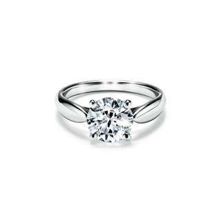 Platinum engagement ring from Tiffany