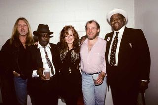 Bonnie Raitt and friends (and what friends!) at the John Lee Hooker Tribute show at Madison Square Garden in 1990