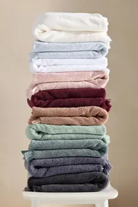 Anthropologie Plush Turkish Cotton Towel Collection