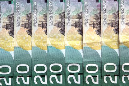 Twenty-dollar Canadian bills