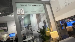 winbot w2 omni on window at ces