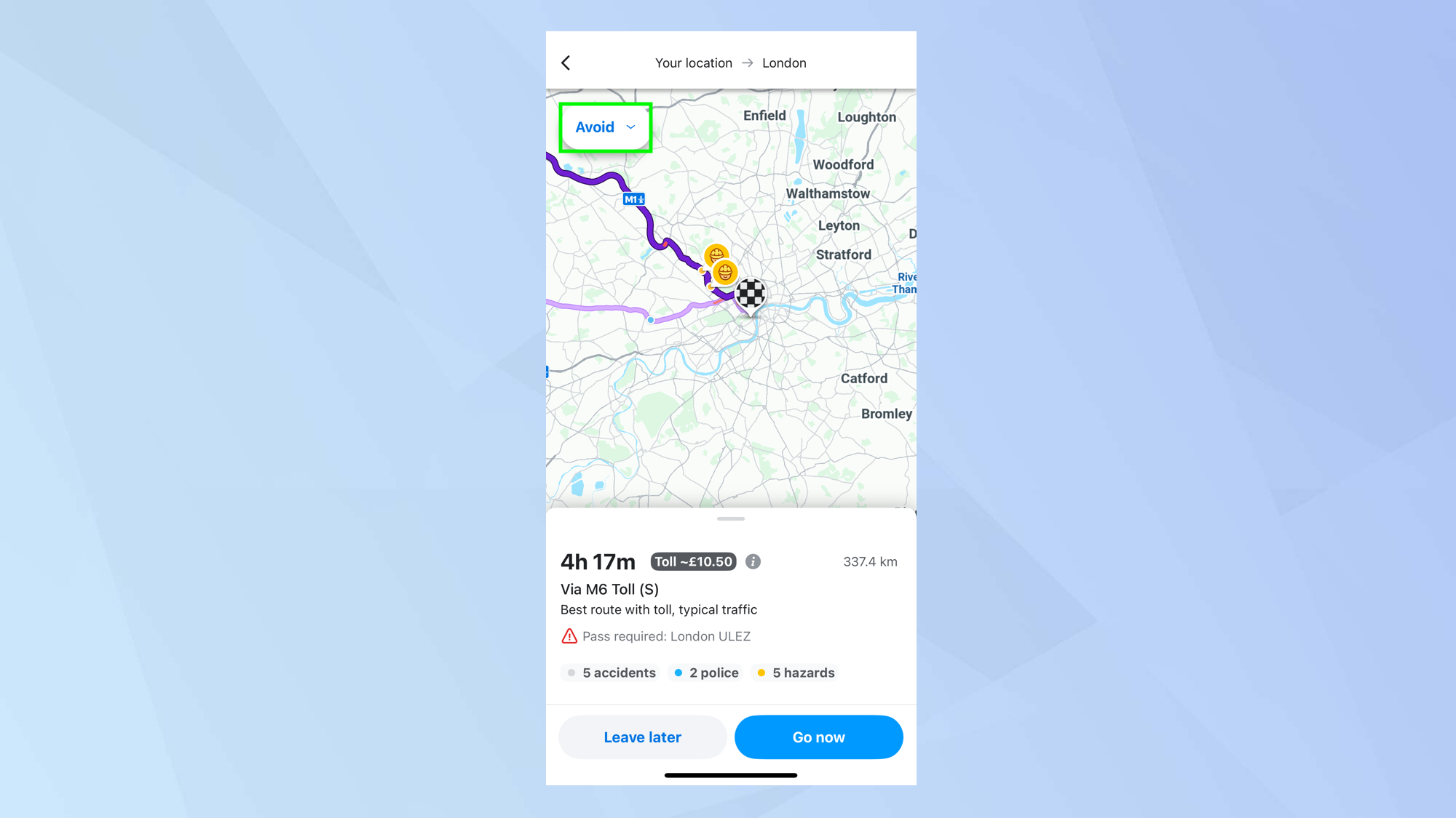 How to avoid tolls, ferries, freeways and more with Waze