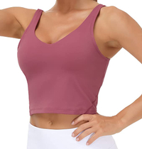 The Gym People Women’s Longline Sports Bra: