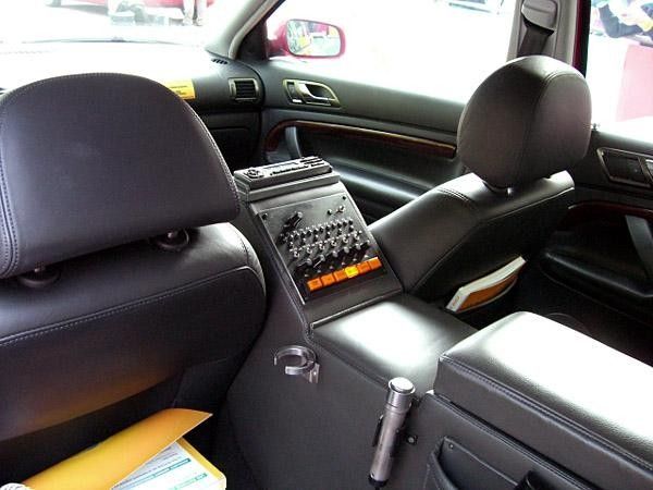 The Tour director's car has a sophisticated communications system