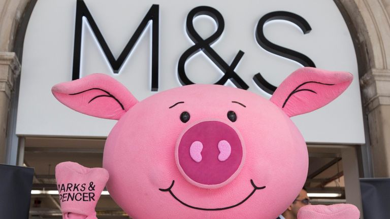 percy pig teddy bear m&s