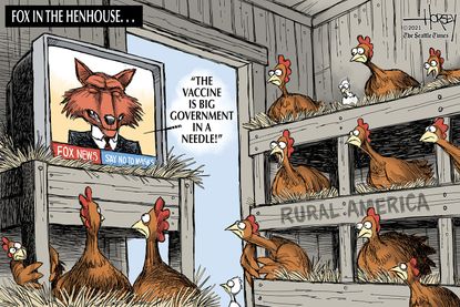 Editorial Cartoon U.S. fox news rural america