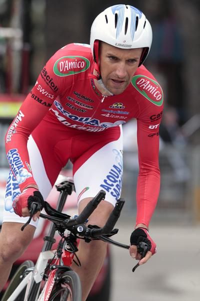 Stefano Garzelli (Acqua &amp; Sapone) won Tirreno-Adriatico in 2010 but finished 12th overall this year.