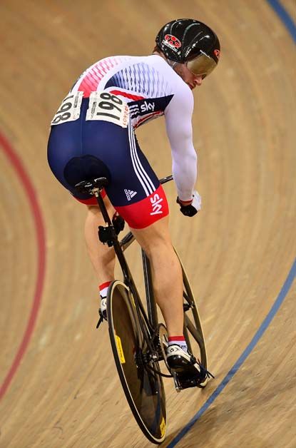 Callum Skinner looks over his shoulder