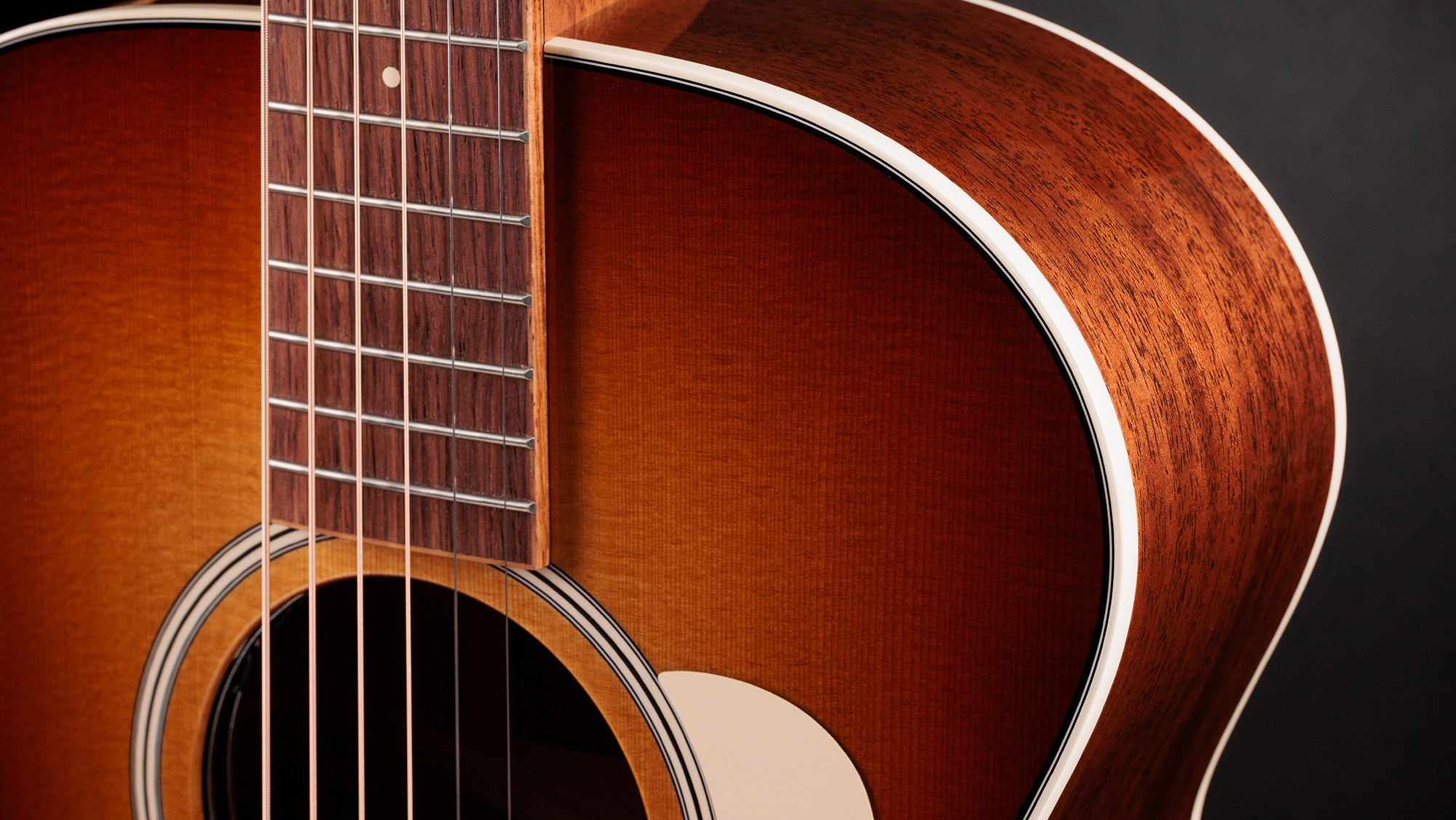 A photo of the Taylor Ben Harper Gold Label 512e Special Edition grand concert acoustic