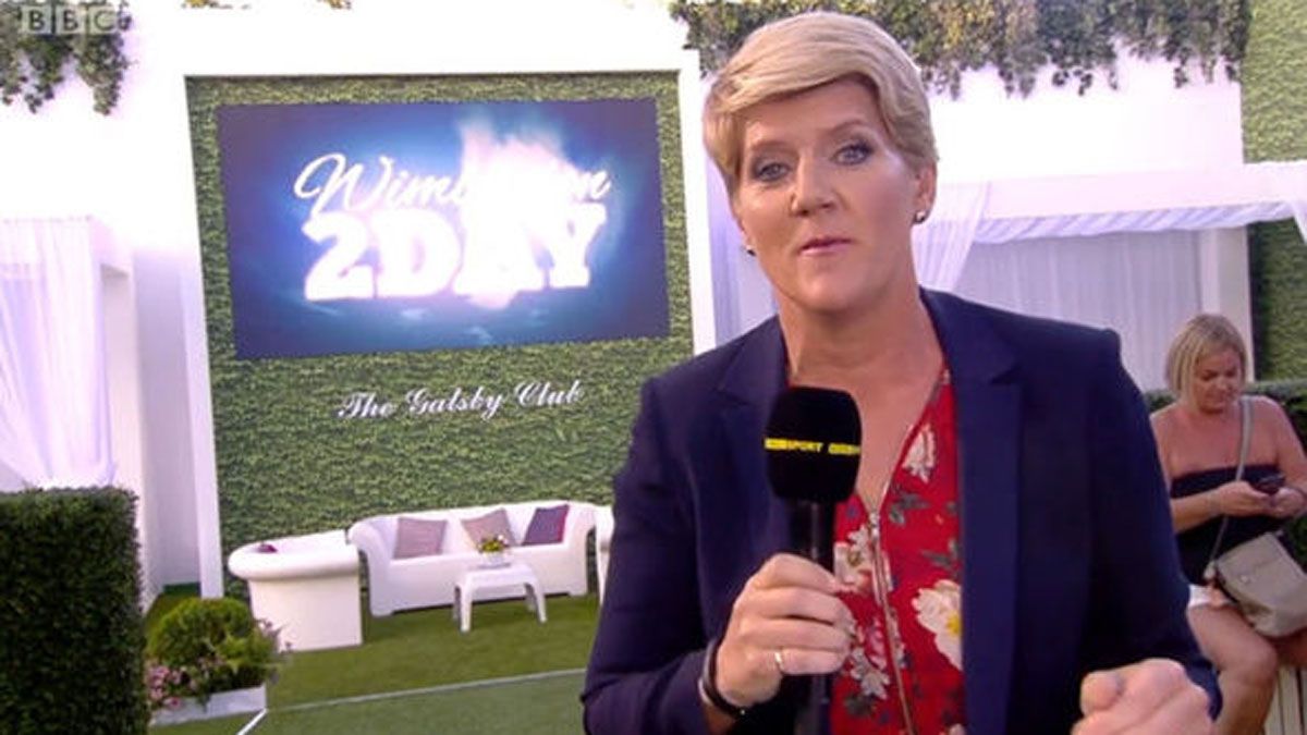 Clare Balding Wimbledon 2day