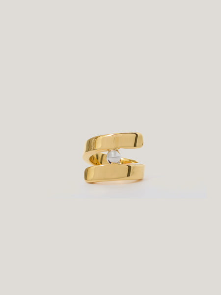 Mixed Metal Bead Ring | Multi