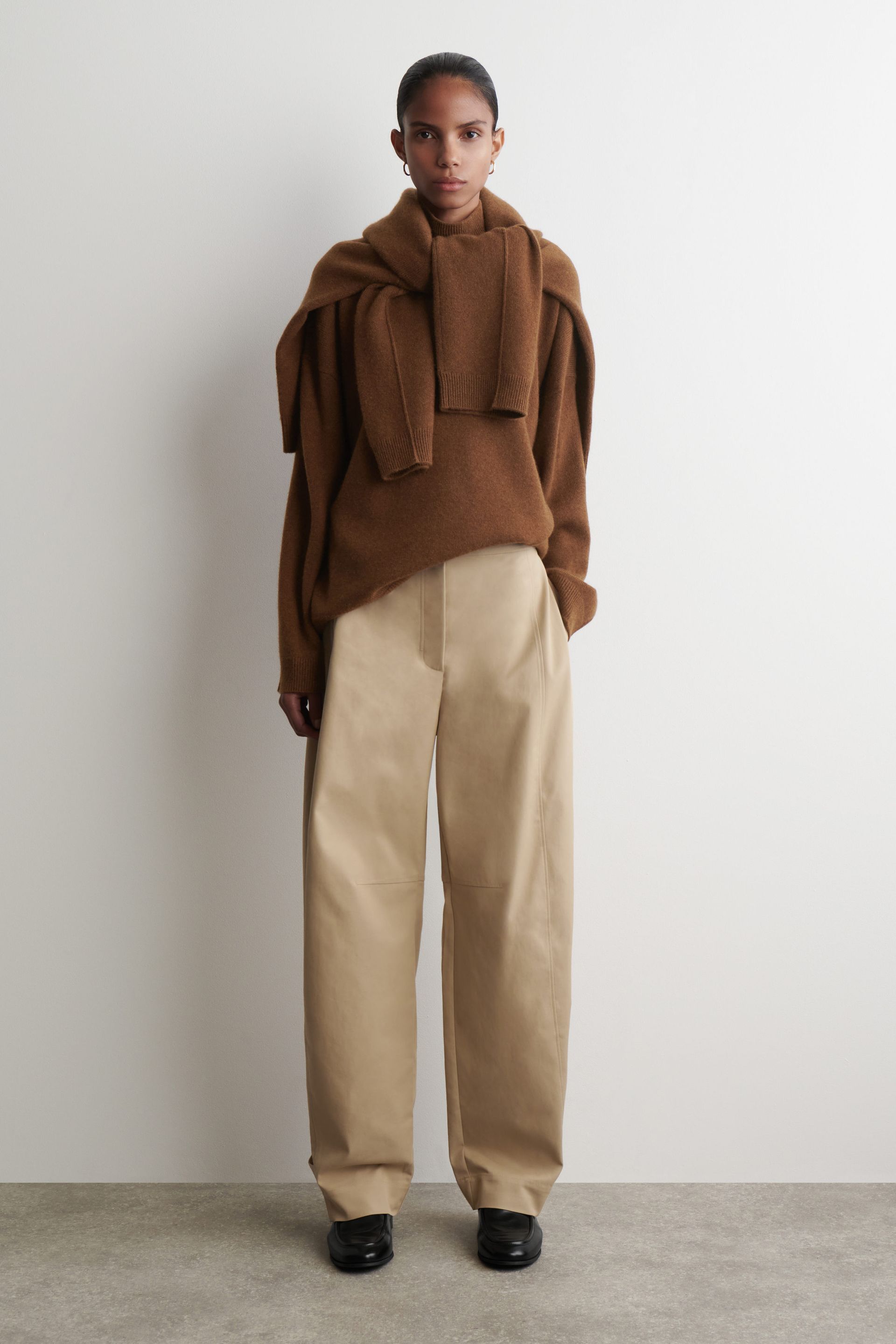 Utility Barrel-Leg Pants
