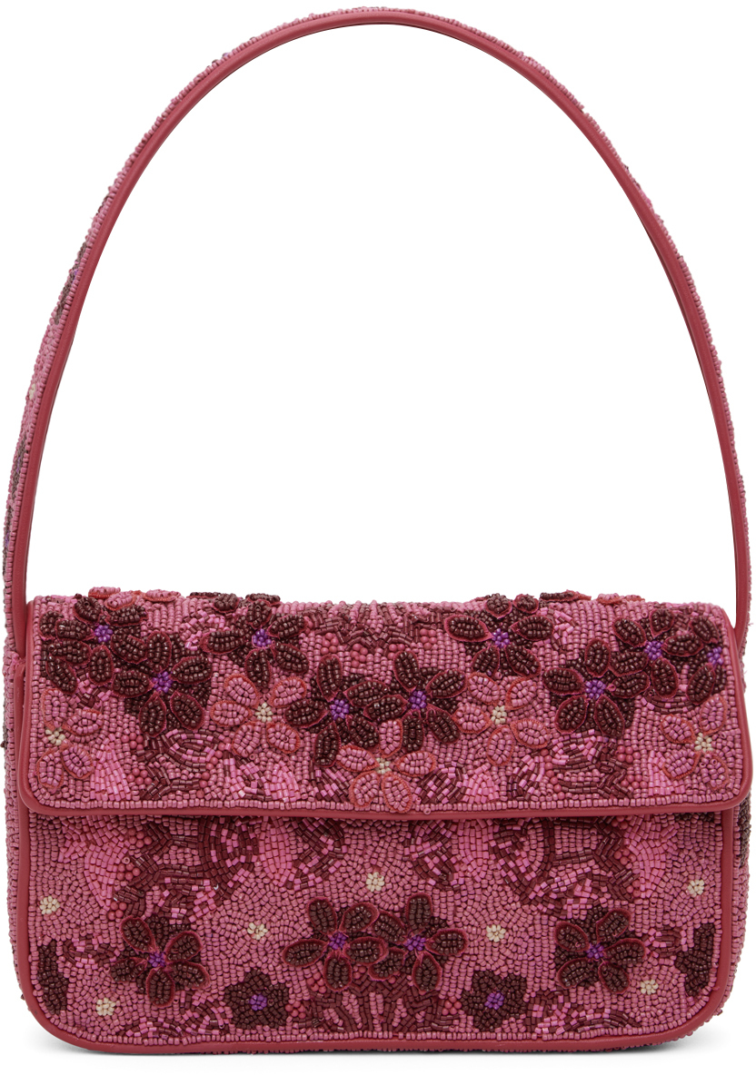Pink Tommy Beaded Bag