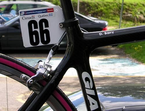 Custom name decal and race number