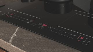 Close up of Hotpoint induction hob