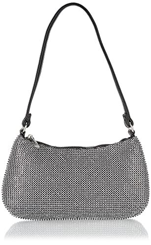 The Drop Women's Melanie Small Shoulder Bag, Black Sequins, One Size