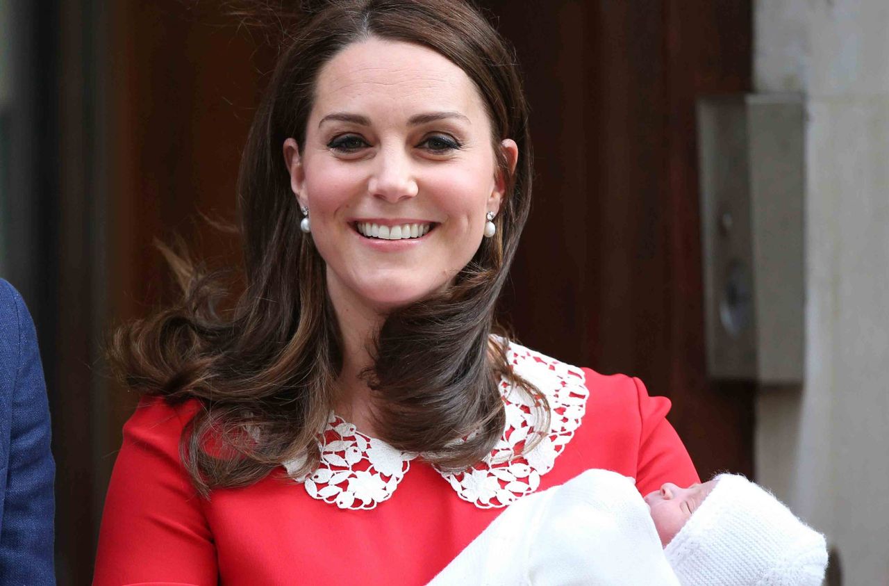 Prince Louis outside Lindo Wing April 2018