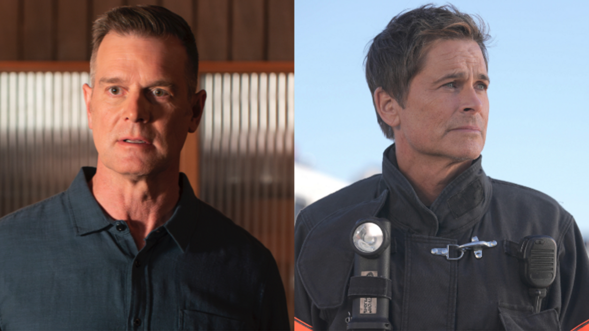 Peter Krause in 9-1-1 Season 7 and Rob Lowe in 9-1-1: Lone Star Season 4