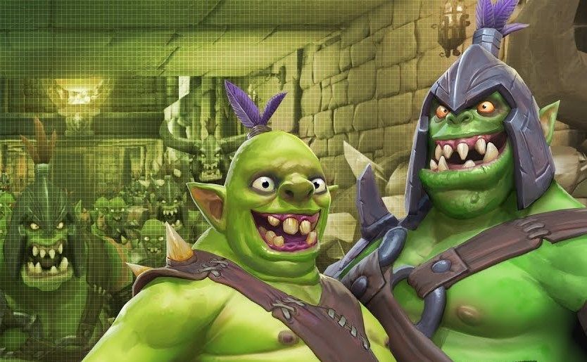 Grinning orcs