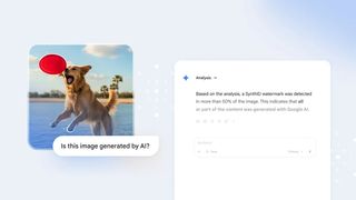 A screenshot of Google Gemini telling a user that an image is likely AI generated
