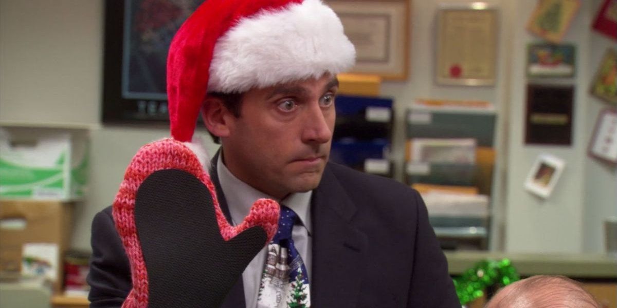 Michael Scott in &quot;Christmas Party&quot; in _The Office._