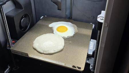 using 3D printers to cook eggs