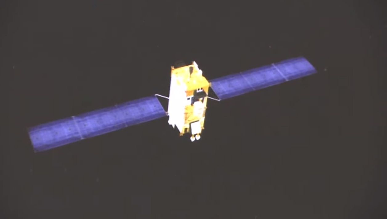 China's final Beidou navigation satellite is seen in orbit after a successful launch on a Long March 3B rocket on June 23, 2020 Beijing Time.