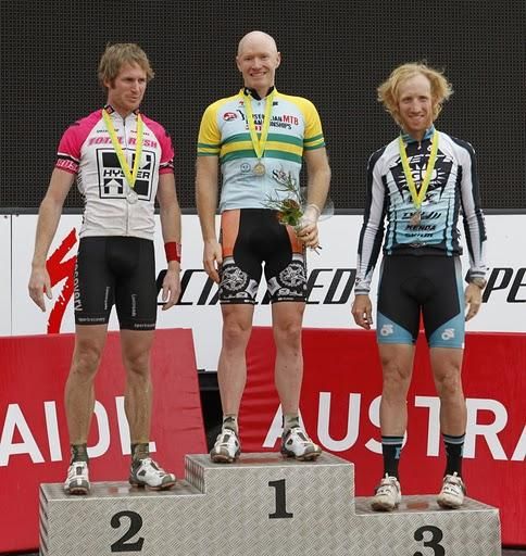 Veteran men's podium