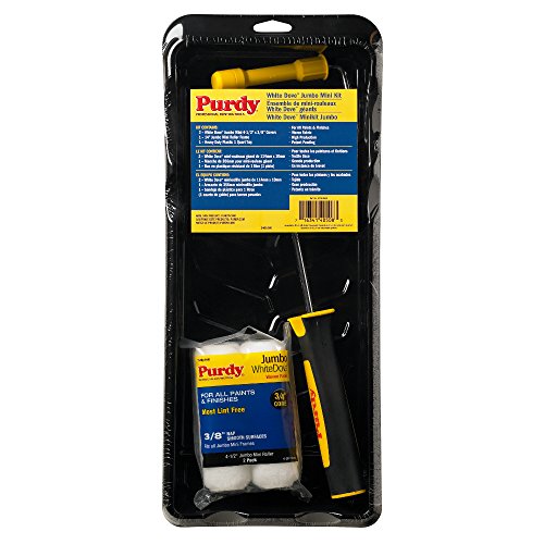 Purdy 14c810600 Mini Jumbo Roller Starter Kit 4.5" , White